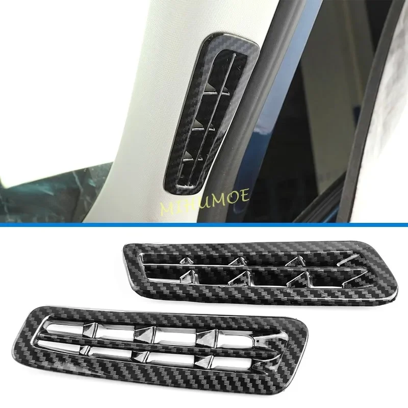 Image of Kohlefaser-Innenraum-A-Säulen-Entlüftungsabdeckung für Ford Escape Kuga 2020 2021 2022 2023 2024 2025