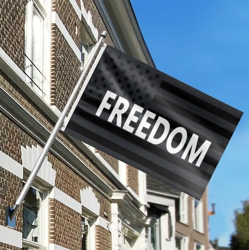 Flagicts 100% Polyester Freedom A True Patriot Flag