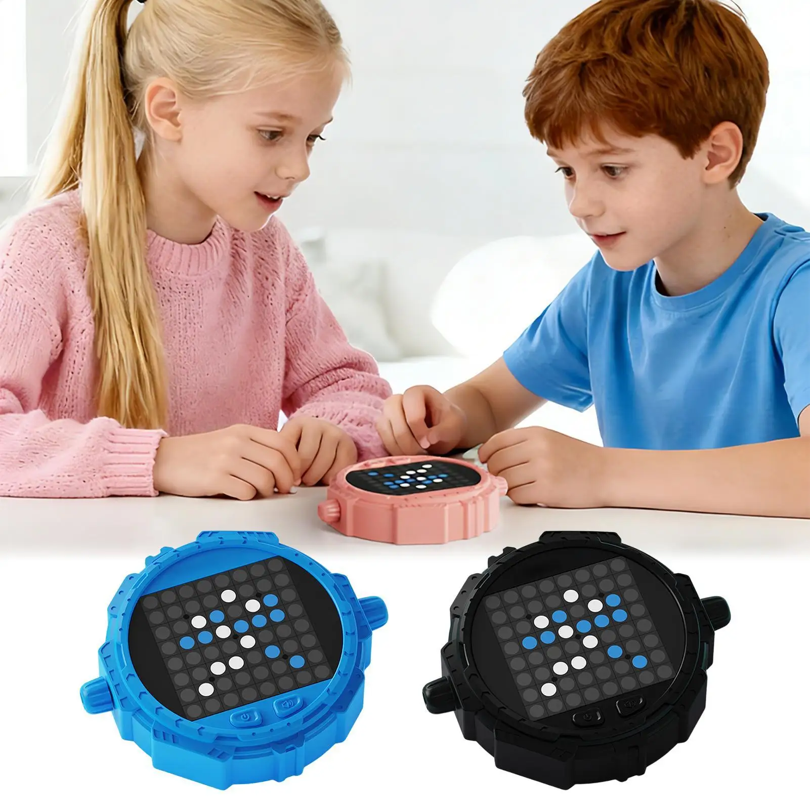 Electronic Chess Game Interactive Smart Brain Teaser Kids Handheld Robotic Chessboard Toy For Kids Adults Teens Home School Road