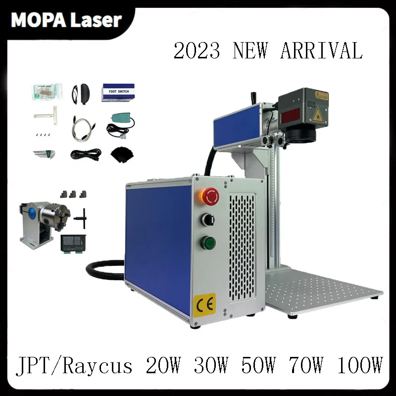 20w/30w/50w/60w jpt mopa m7 Stahl oder Aluminium 60w Faser Laser gravur Markierung maschine arbeiten mit Light burn Cort adora Laser