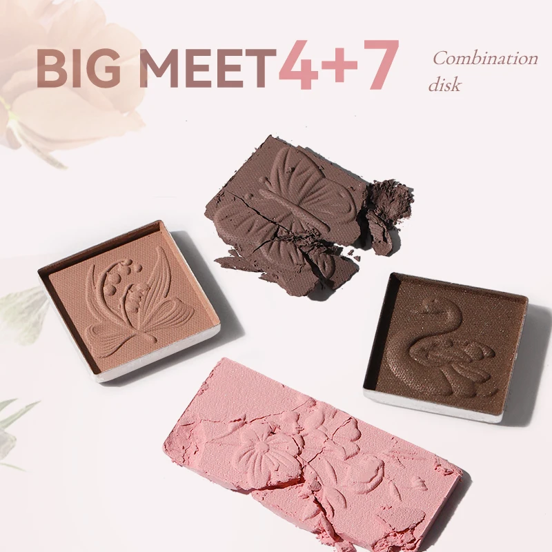 ソフトなニュートラルアイシャドウパレット、マットとシマー仕上げ、ナチュラルな日常スモーキーアイメイク、高発色