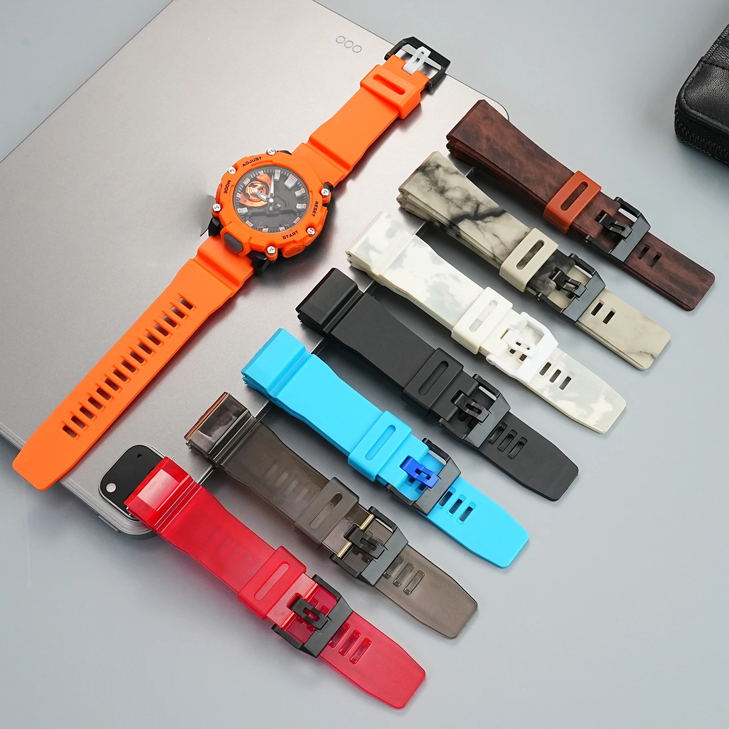 

Аксессуары для часов Casio GA-2200 GA-2200M GA2200 GA2000 PRW6600 мужской ремешок для часов 24 мм резиновый силиконовый ремешок из смолы