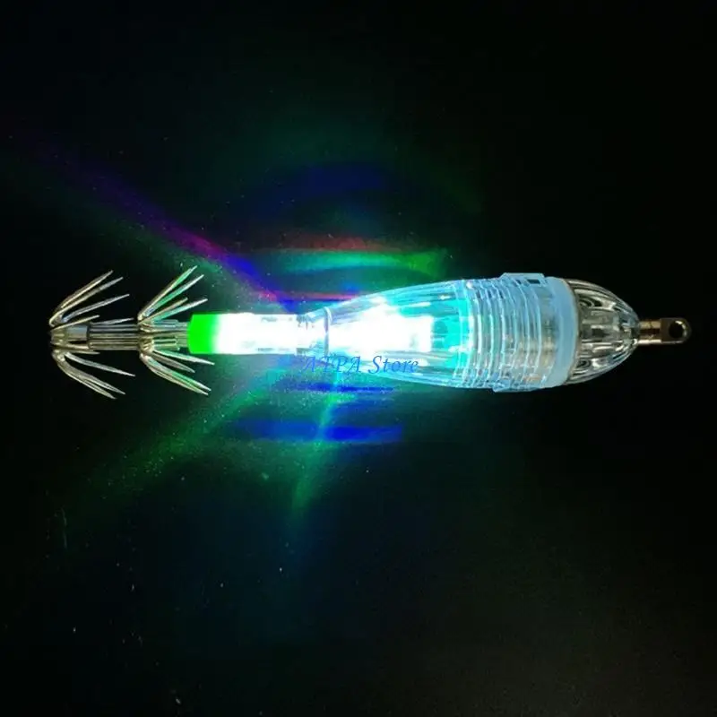 U13C Light Shrimp Lures Squid Jigs Octopus Hook Artificial Squid Shrimp Hard Baits