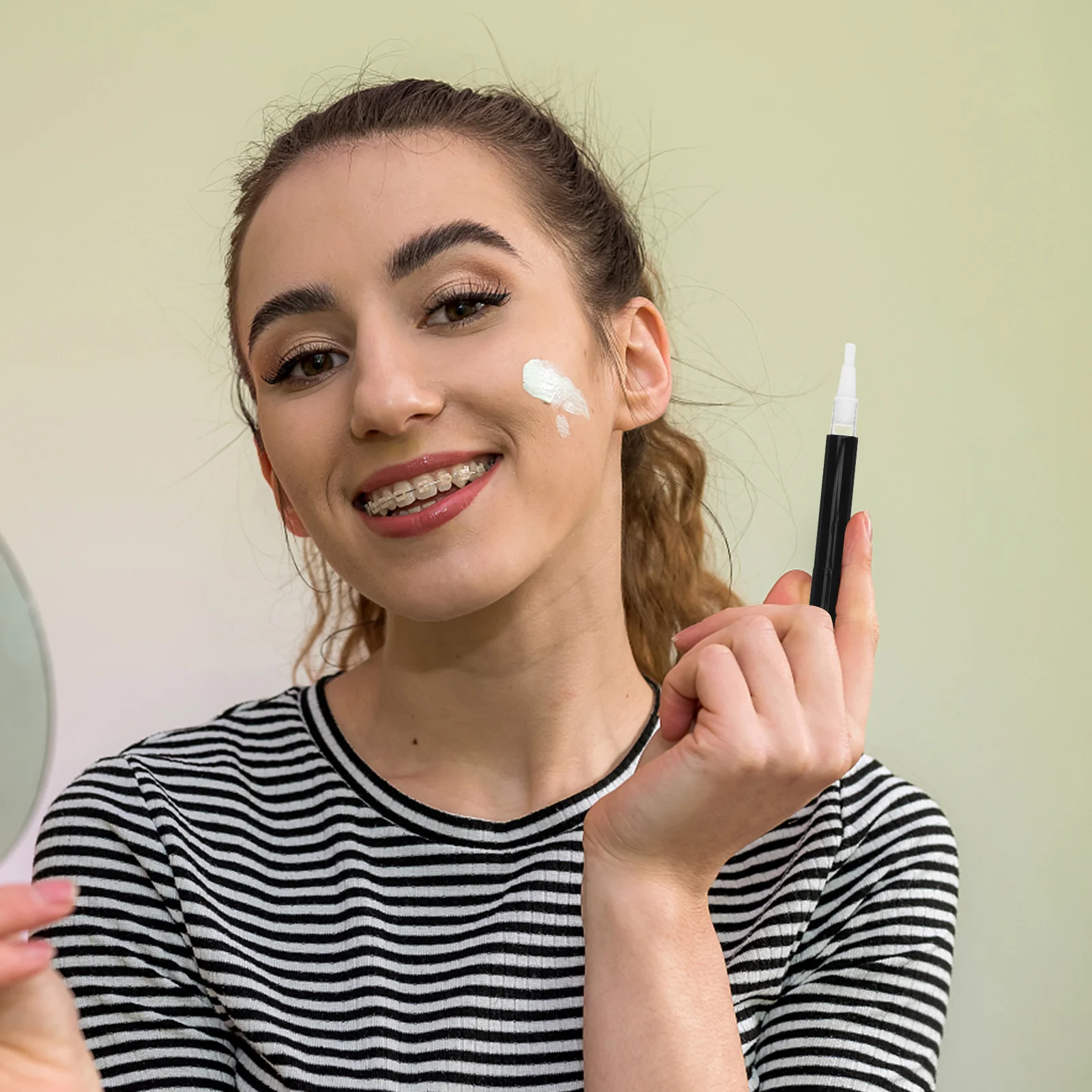 4 قطعة أنبوب كحل سائل أنبوب فارغ لملمع الشفاه زيت الأظافر نمو رمش الزيوت الأساسية خفيفة الوزن مانعة للتسرب #5