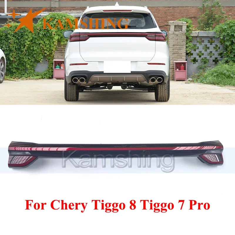 CAPQX Rear Taillight For Chery Tiggo 8 Tiggo 7 Pro Through Tail Light Middle Taillamp Rear Brake Light Backup Lamp