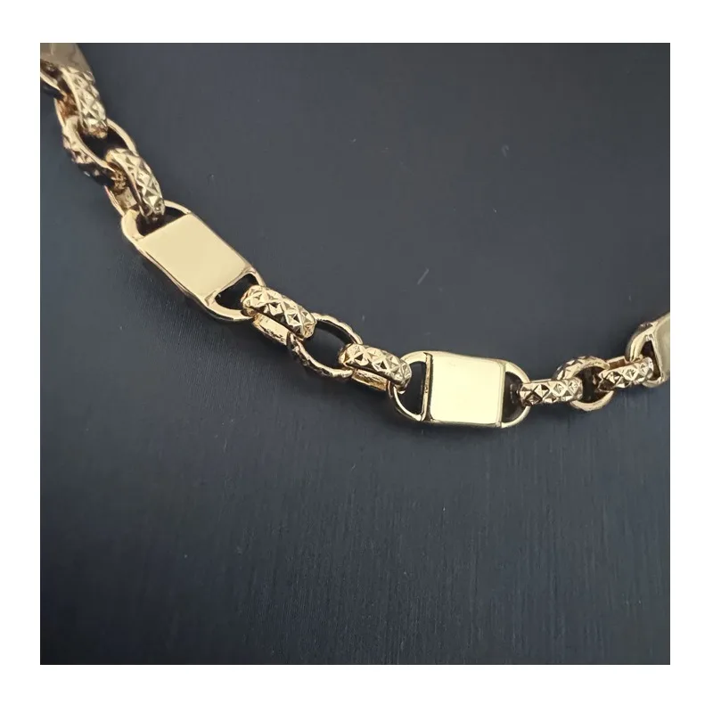 

Metal Style Necklace, Fashionable Versatile Pendant, Copper-plated Real Gold Temperament, Cold Light Luxury Style