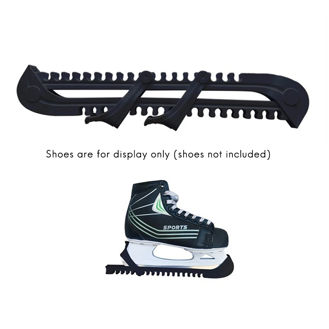 Ice Skate Blade Protectors,Universal Ice Skate Blade Cover Hockey Skate Guards with Adjustable Buckle for Skating