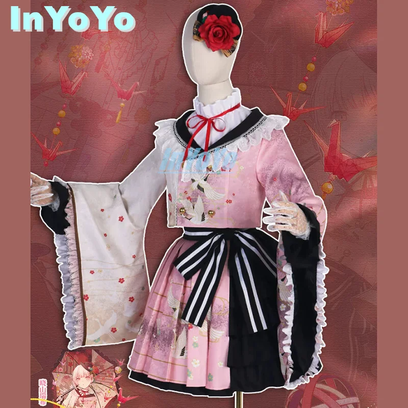 InYoYo Akiyama Mizuki Cosplay Costume Project Sekai Cos PJSK Daily Clothing Lovely Dress Uniform Women Halloween Party Outfit