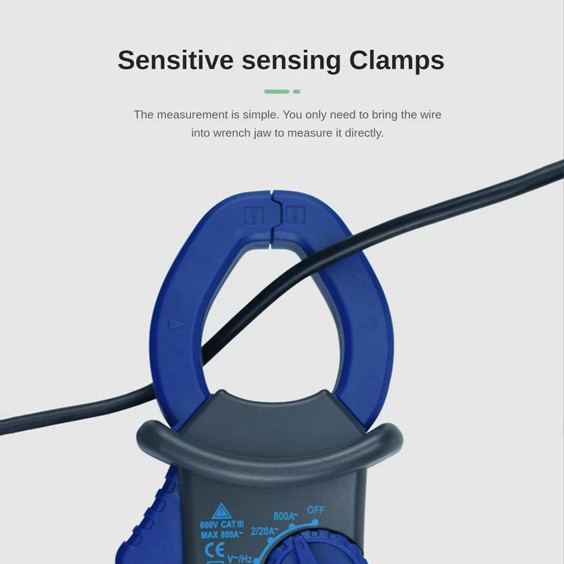 B62B-UT205 Интеллектуальные цифровые клещи переменного тока с защитой от изогнутия, клещи для авторемонта, многофункциональный мультиметр для электрика