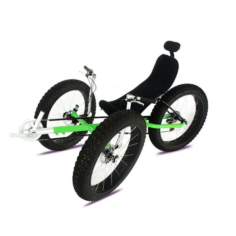 

Lying bike, 20/26 inch three wheeled snow bike, beach bike, leisure cycling bike