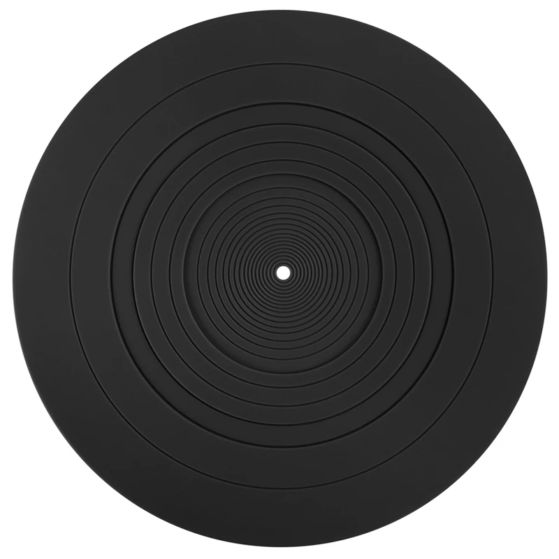 295Mm Silicone Turntable Mat Anti-Vibration Slipmat Record Mat For LP Vinyl Record Player Audio Replacement Accessory