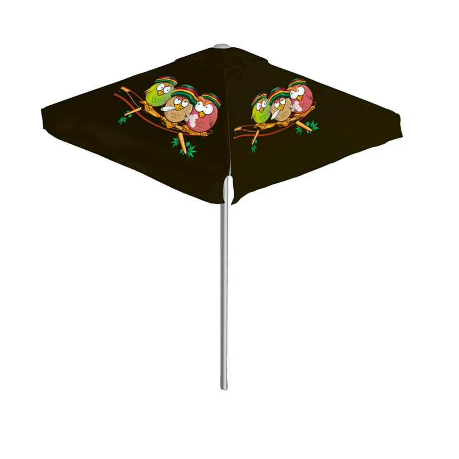 Outdoor Advertising Custom Logo Printed Courtyard Garden Restaurant Cafe Hotel 2 Meters Patio Beach Umbrella