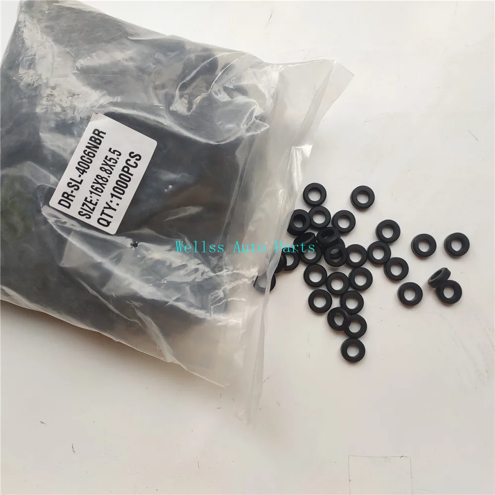 1000PCS O-ring seal for Toyota Mazda Mitsubishi Fuel Injector Lower Rubber Seals 16*8.8*5.5mm SIZE