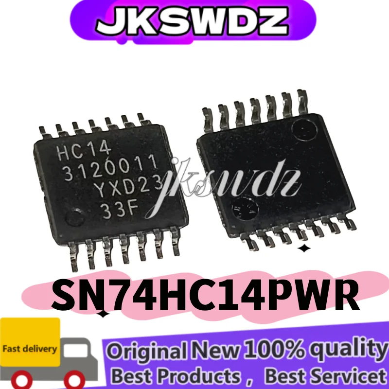 

10Pcs 100% New SN74HC14PWR 74HC14 HC14 SN74HC04PWR 74HC04 HC04 SN74LVC74APWR 74LVC74 LC74A TSSOP-14 TSSOP14 chips ic
