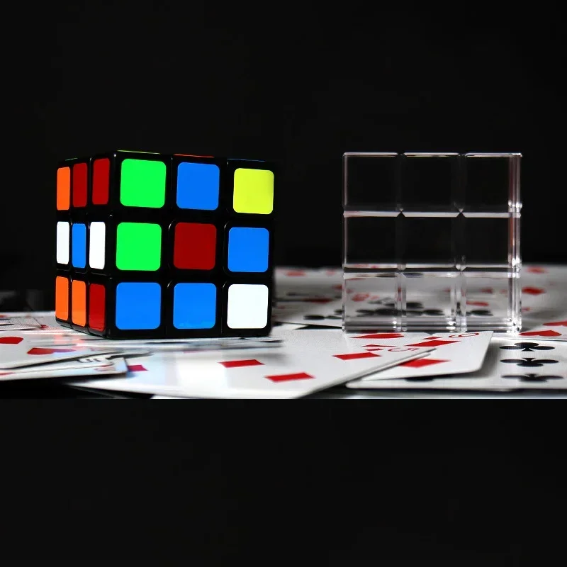 Shinlim Magic Cube To Transparent Cube or Candy or Other Any Small Things Mentalism Magic Street Illusion Magic Tricks Props