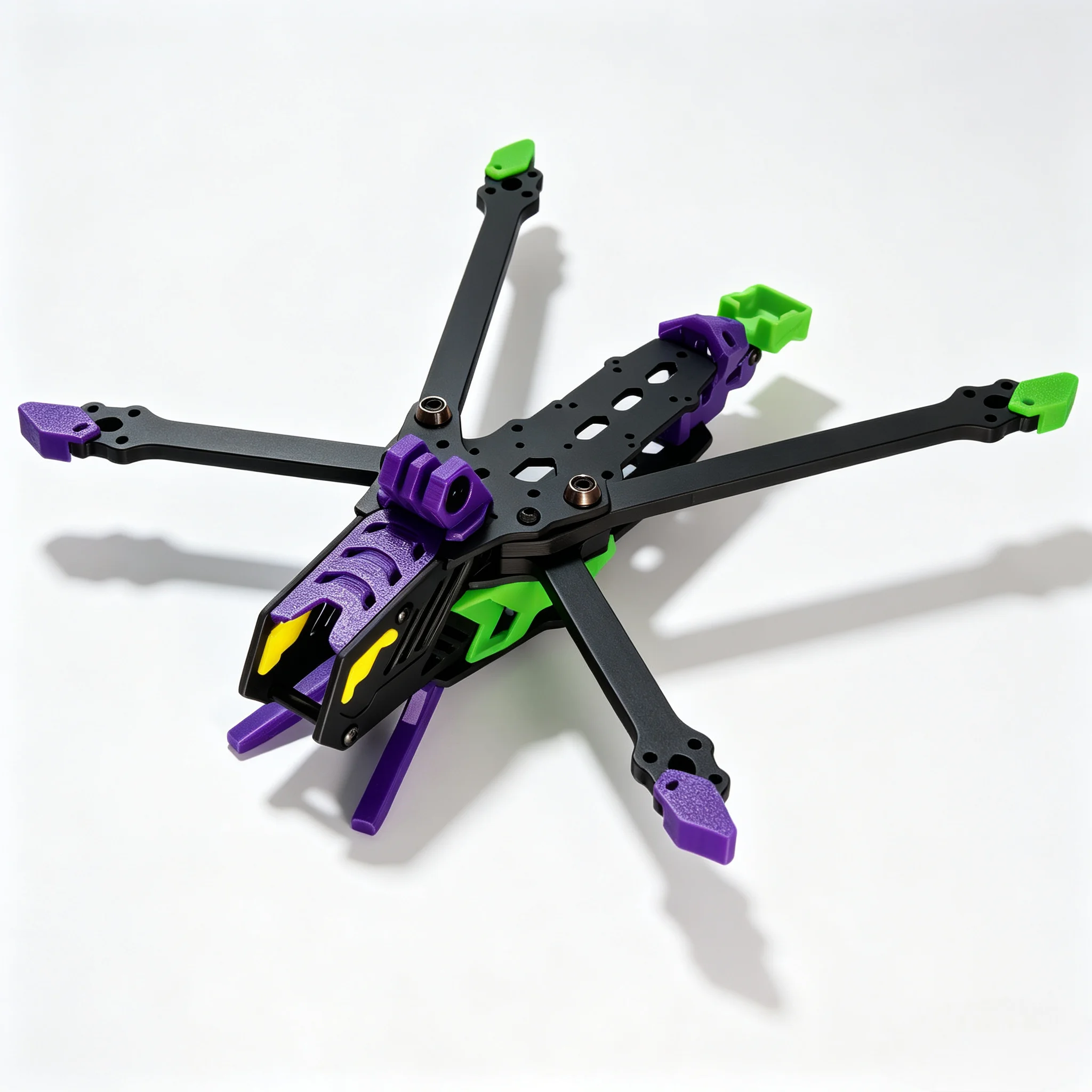 DESERT FALCON 6 Inch Collapsible FPV Frame Kit 3K T700 Carbon Fiber Long Range Freestyle RC Quadcopter Drone Frame