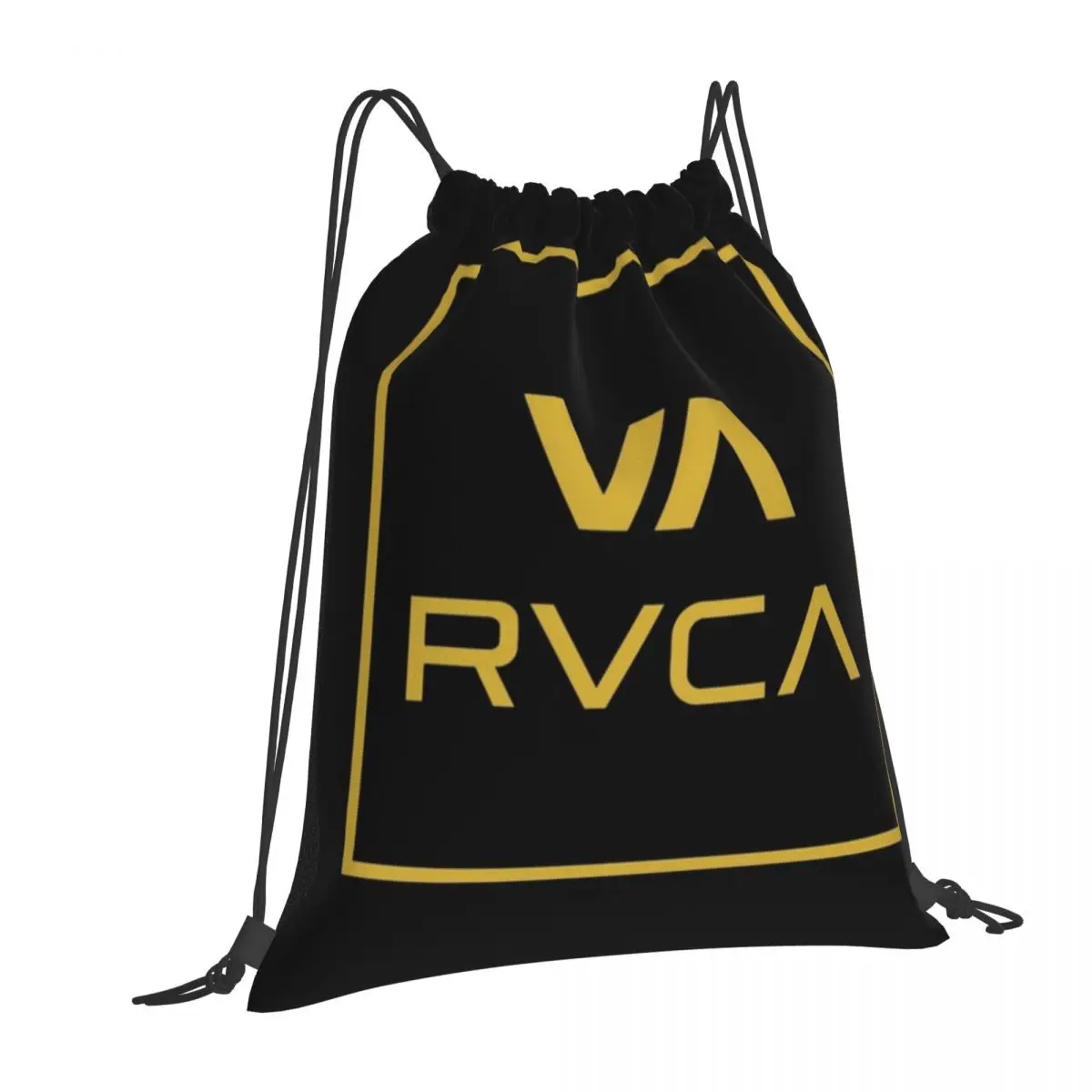 SUMMER Beach Gold-RVCA-Surf Merch Backpacks Fashion Drawstring Bags Storage Bag Book Bags for Man Woman School