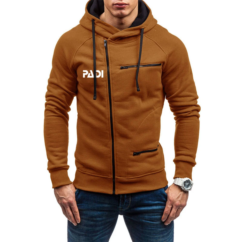 2024 Scuba Driver Padi Men New Spring And Autumn Zip Up Hoodie Coat Thick Comfortable Casual Long Sleeve Sweatshirts Tops