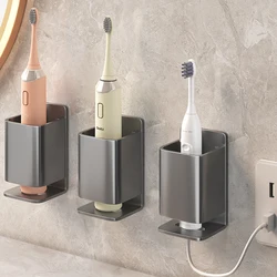 Electric Toothbrush Holder Wall Mounted for Bathroom Storage Toothbrush Stand Aluminium Self Rack Bathroom Organizer Accessories