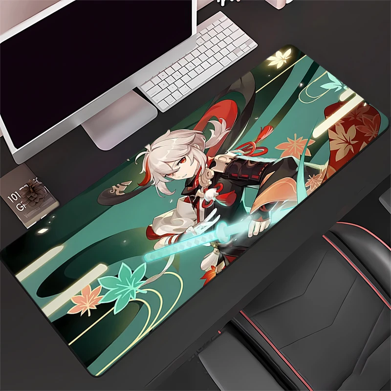 

Mouse Pad Keyboard Mat Deskmat Pc Accessories Desk Protector Gamer Mats Anime Kaedehara Kazuha G-Genshin Impact PC carpet XL XXL