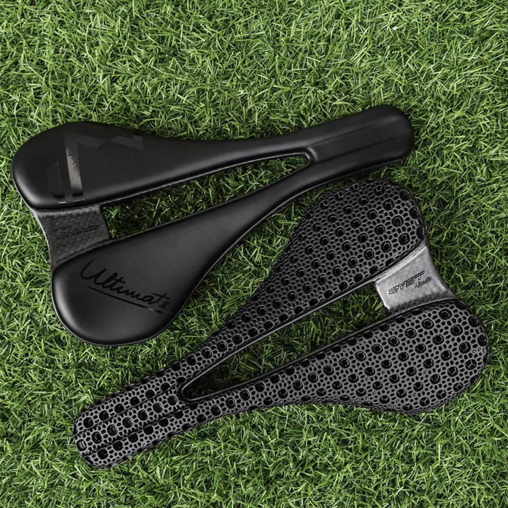 2026 RYET Carbon 3D Printed Bike Saddle 143MM 7*9 Bike Seating EVA 3D Triathlon Road MTB Mountain Gravel Cycling Cushion Parts