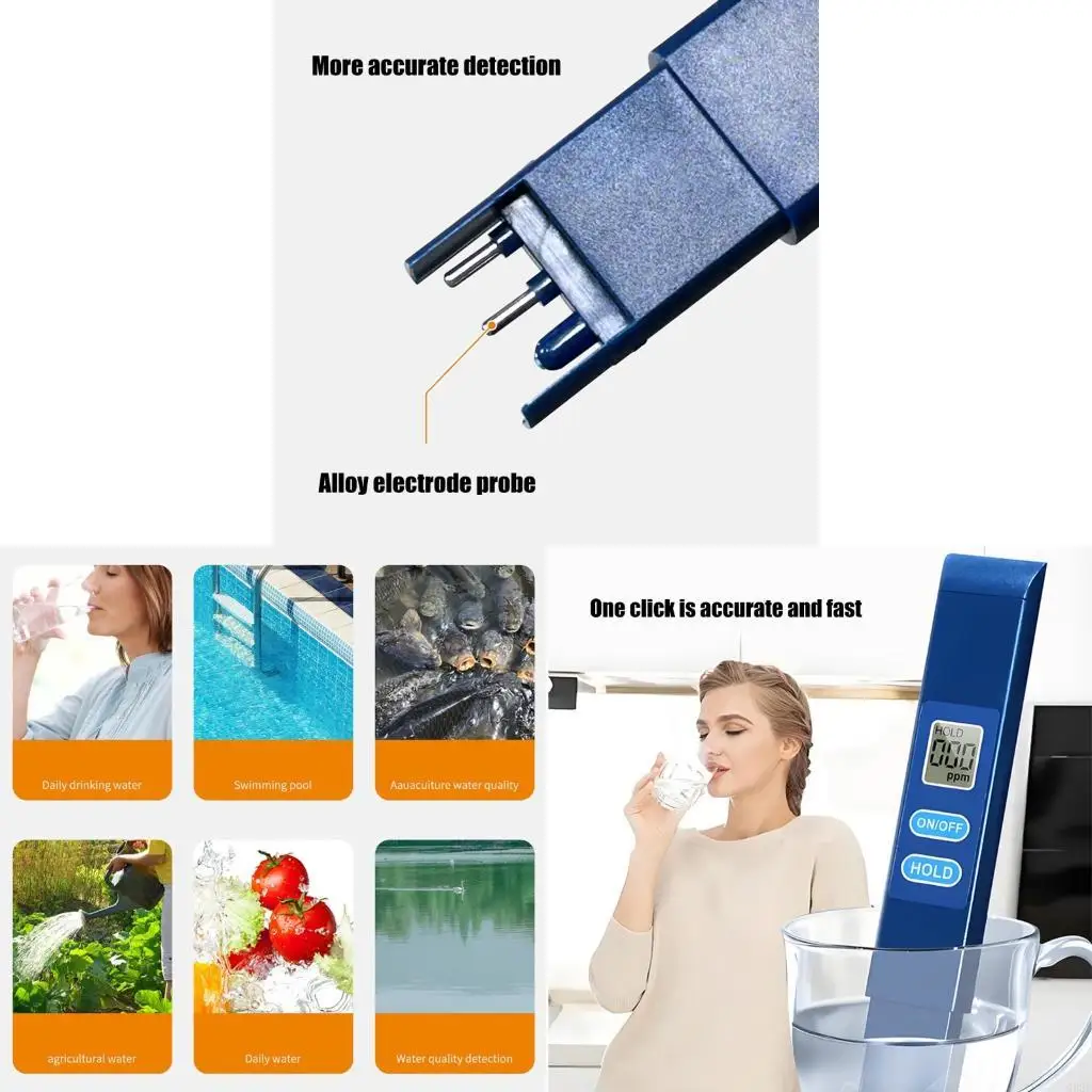 G92C Durability Waterproof Meter Water Quality Tester For Long Terms Family Use