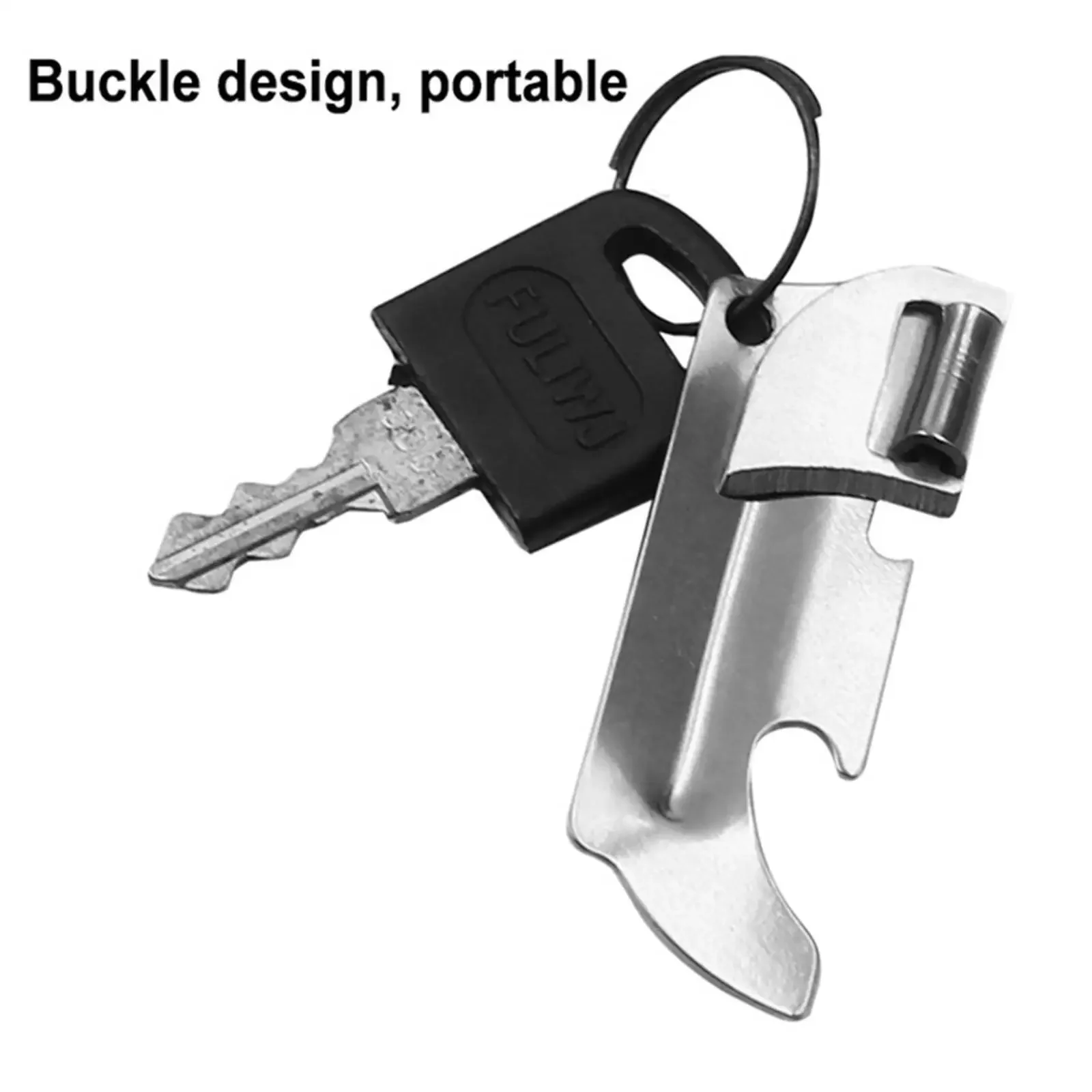 

Multifunctional Army-Style Hiking Tool Portable Tin Bottle Opener Camping Survival Kit for Outdoor Enthusiasts