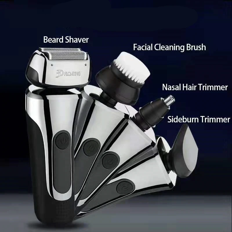 전기 면도기 전기 면도기 빠른 충전 면도기 남성용 수염 면도기 습식-건식 이중 사용 방수 USB