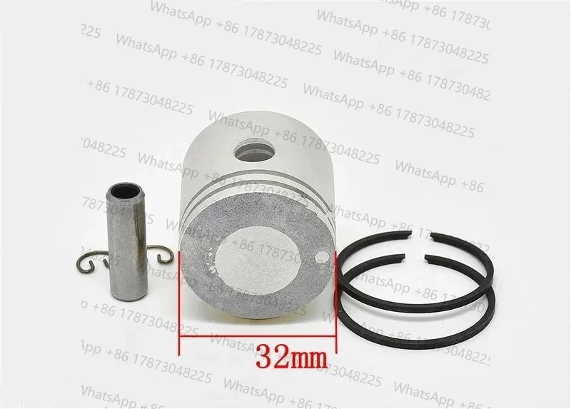

TJ23V Piston kit 32mm for Kawasaki TJ23 TJ23E TJ23V 2 cycle engine String Trimmer Brush cutter cylinder parts