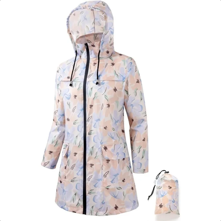 

Женская водонепроницаемая легкая куртка от дождя, уличный плащ с капюшоном