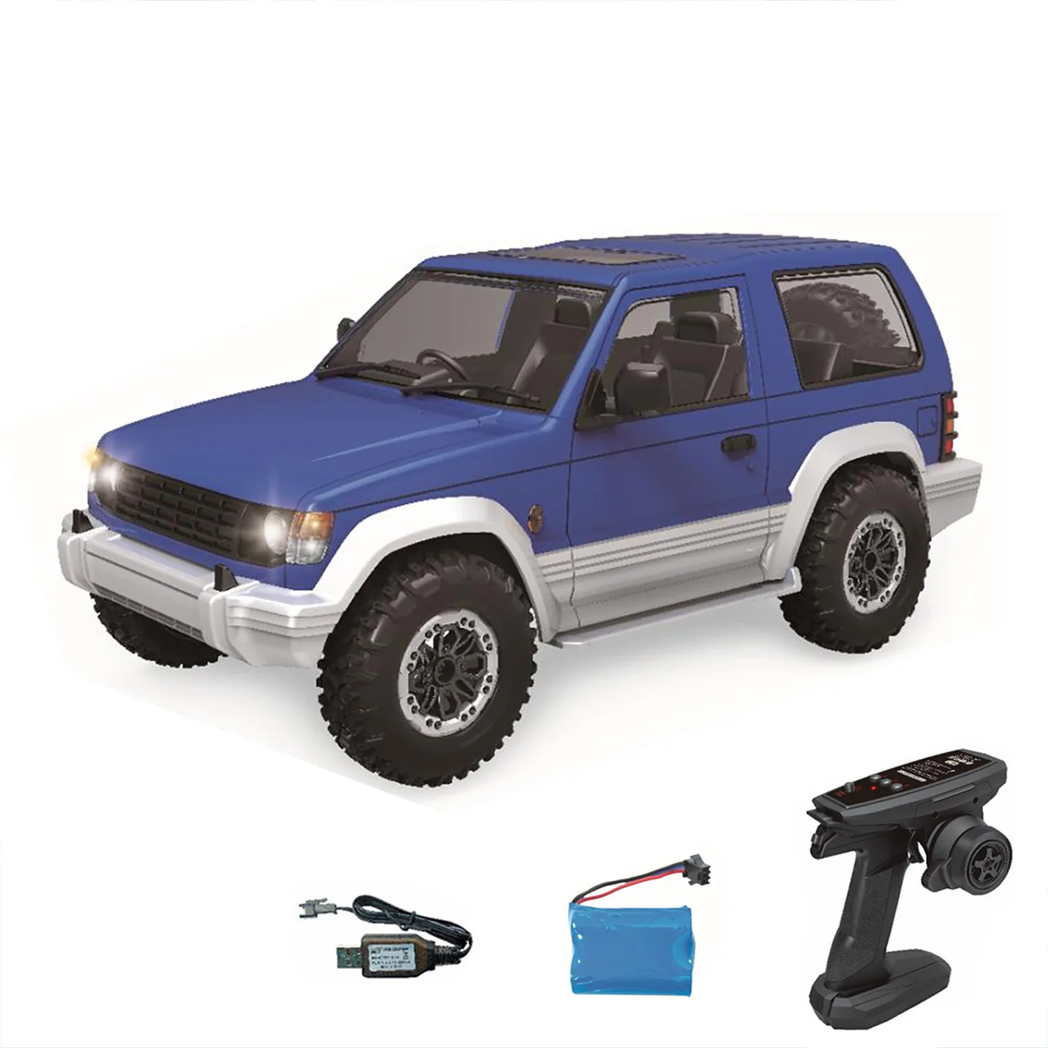 LDRC 1/14 RTR télécommande chenille LD1297S 4x4 RC voiture tout-terrain jouets coque en plastique 2 vitesses boîte de vitesses engrenages métalliques 380 moteur brossé