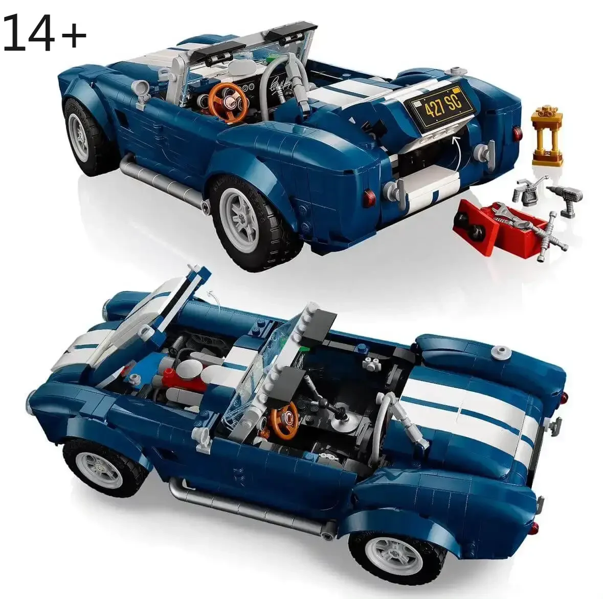

Конструктор COBRA: Техническая модель автомобиля, 1241 деталь, DIY-набор, игрушка-конструктор для демонстрации, подарки на Рождество и День рождения для детей и взрослых