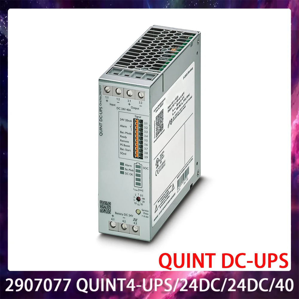 New 2907077 QUINT4-UPS/24DC/24DC/40 QUINT DC-UPS Uninterruptible Power Supply 24VDC/40A UPS Fast Ship Works Perfectly