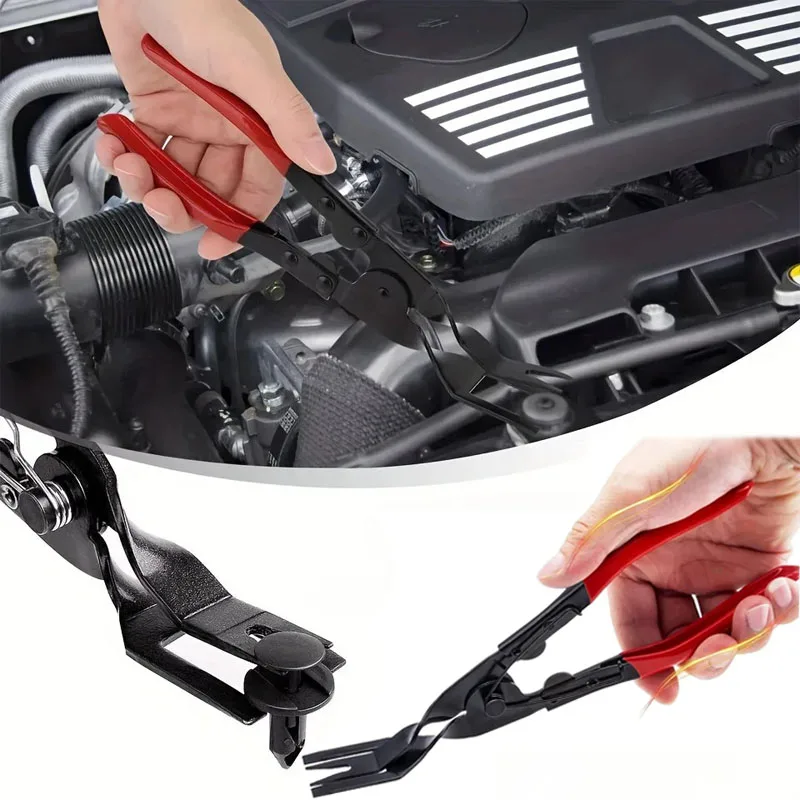 1-10PCS Car Clip Pliers Tool Panel Clip Pliers Set Fastener Remover Auto Retainer Clip Trim Rivet Removal Tool Auto Door Car Uph