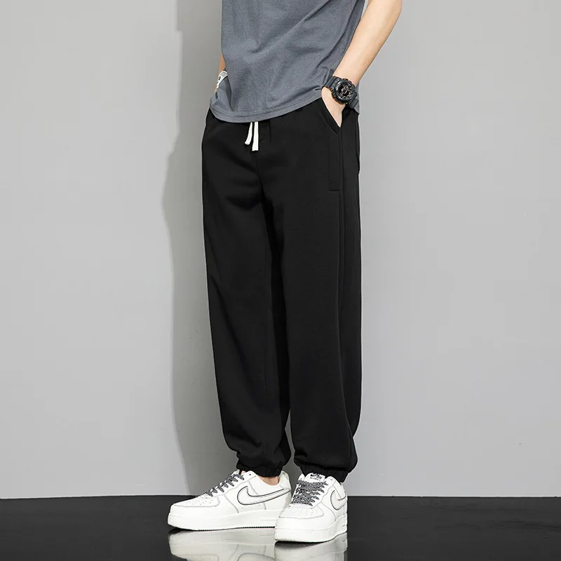 

Men's Plus Size Autumn Trendy Loose Fitted Wide Leg Men's Sport Casual Sweatpants Versatile Comfortable Plus Size Clothing