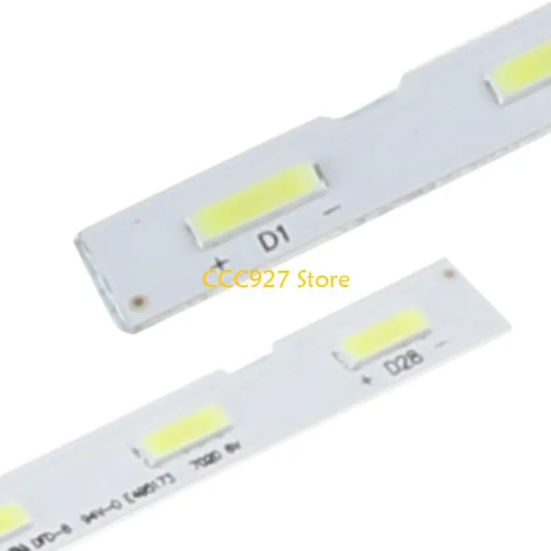 B03F 2PCS شريط الإضاءة الخلفية LED لـ UA43NU7100 UE43RU7400 UE43NU7092 Light Strip V8N1-430SM0-R0 أشرطة LED