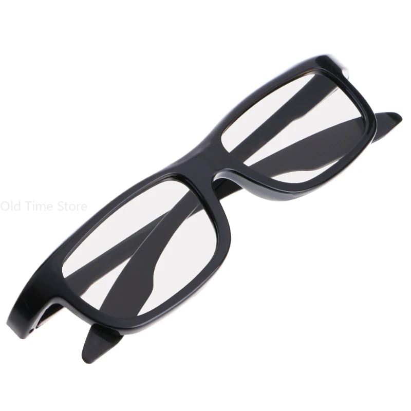 Universal Passive 3D Glasses Circular Polarized RD3 Compatible RealD Cinema Home Theater TV Black