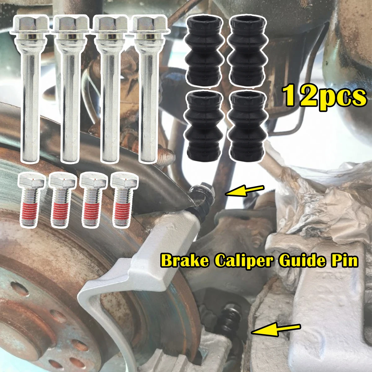 

For Chrysler GRAND VOYAGER Citroen BERLINGO C2 C3 C4 C5 C6 DS3 Brake Caliper Cylinder Slider Guide Pin For Disc Housing Bolts