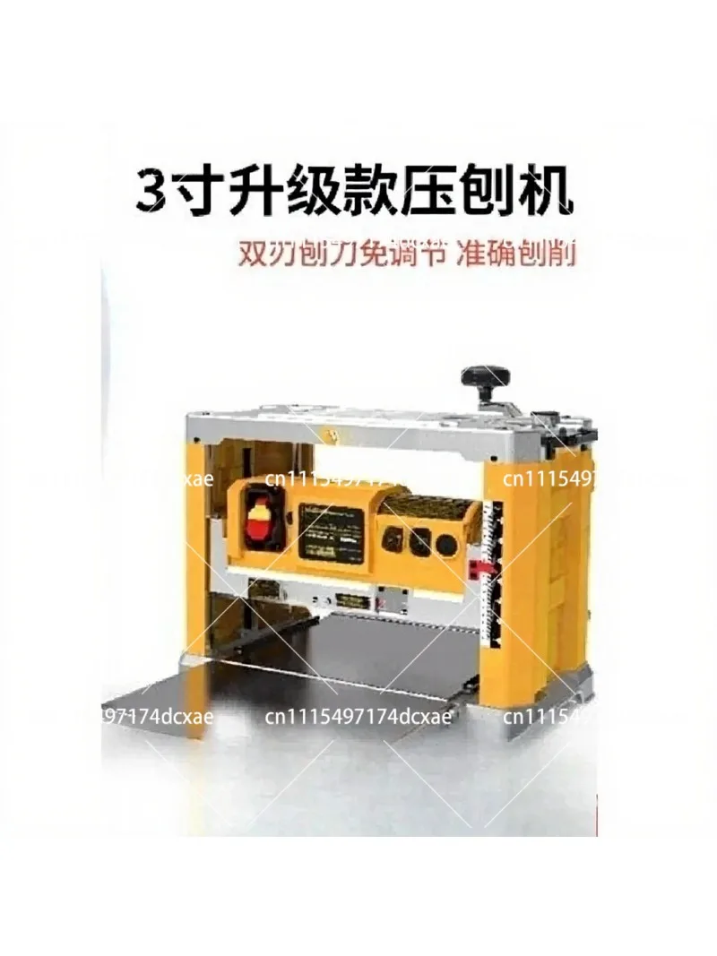 Woodworking Benchtop Jointer 6 Inch 1800W Electric Thickness Planer Hand Jointer Power Tool for Woodworking