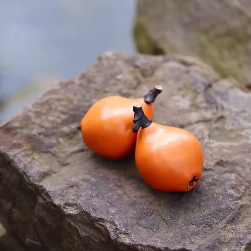 [Changtao]Yixing Original Material Handmade Purple Clay Pet, Duan Ni Style Ornament, Tea Toy, Loquat, Single Piece Price