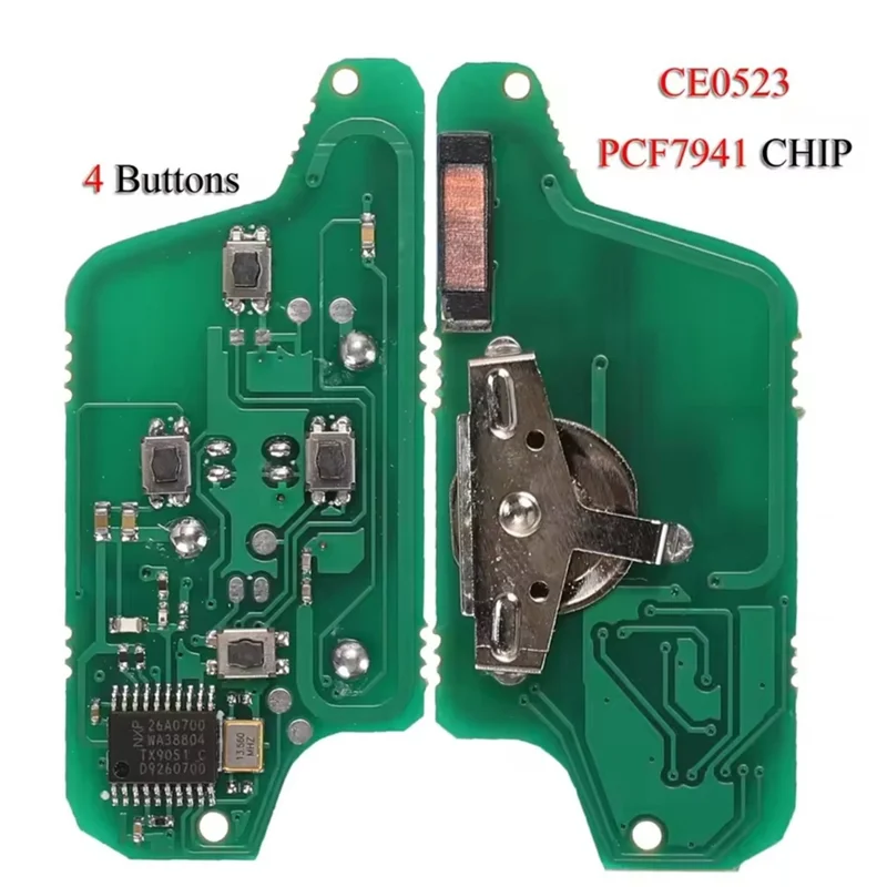 Placa de circuito chave remota ID46 CE0523 para Citroen C2 C3 C4 Picasso para 207 408 307 308 408 ASK