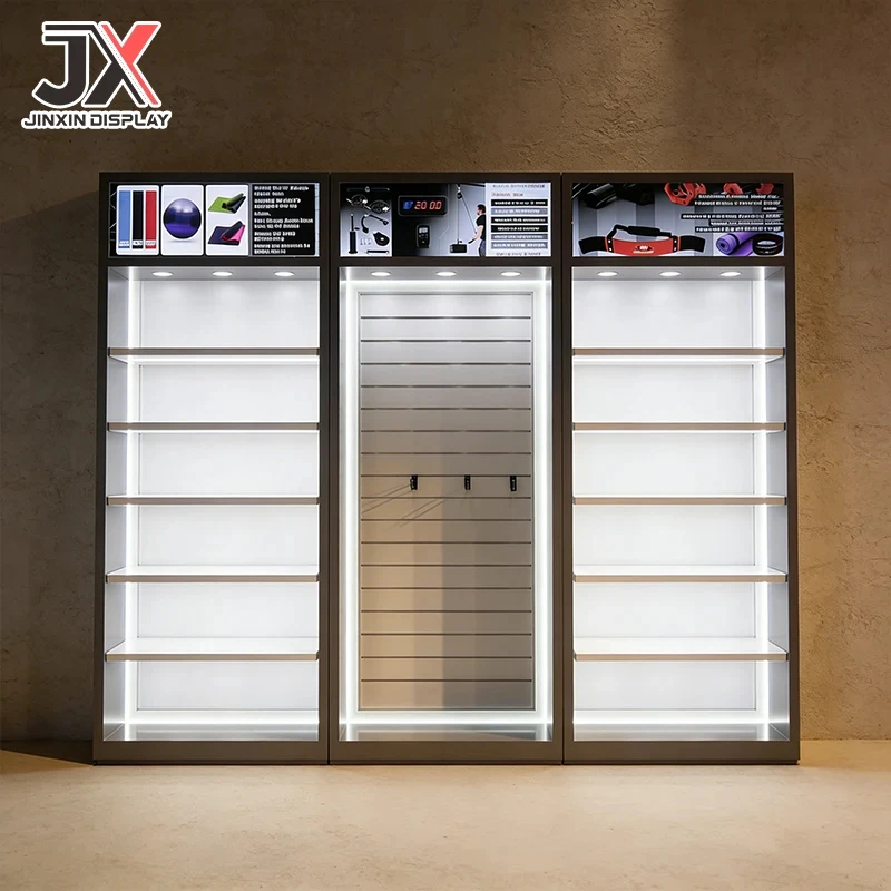 custom.Custom Design Multi-functional LED Showcase Shop Display Cabinet High Quality Furniture Counter Mall Product