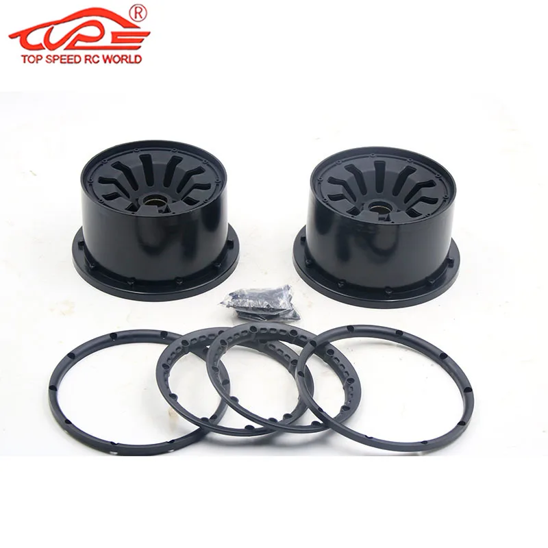 Upgrade Tire Parts Wheel Hub Rear or Front Kit for 1/5 Scale Rc Car Gas HPI ROFUN BAHA ROVAN KM BAJA 5B SS Buggy Truck Parts