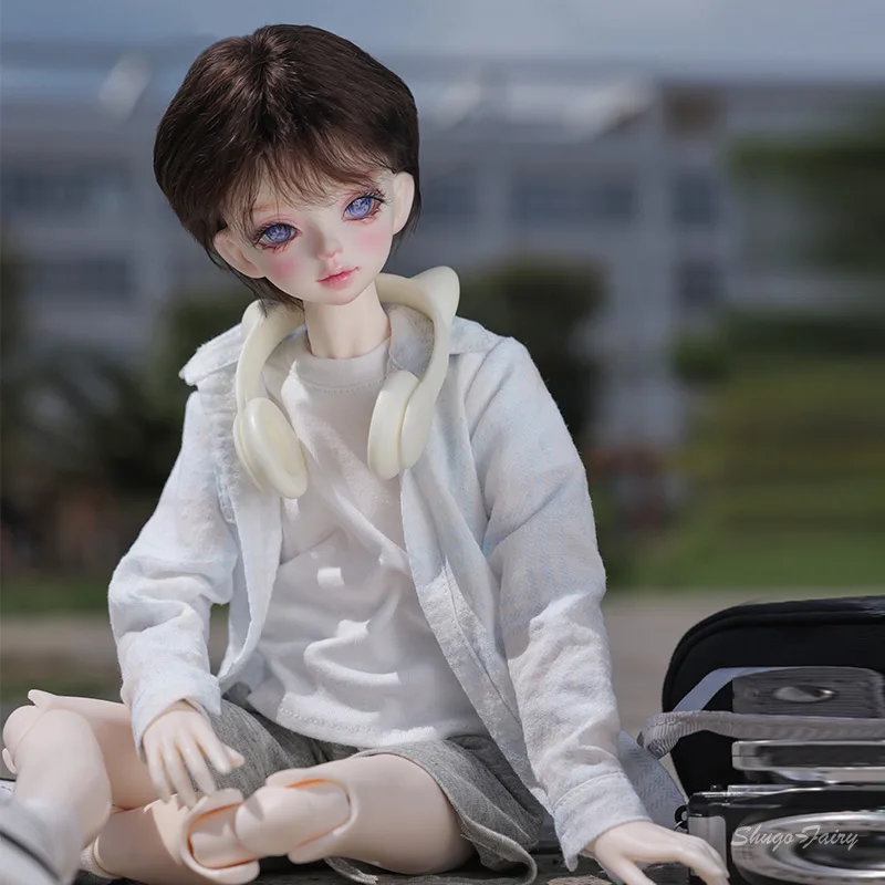 Shuga Fairy 1/4 Liver BJD Doll Sports Style Cool Boy For Listen To Music In The Summer Jointed Doll Gifts