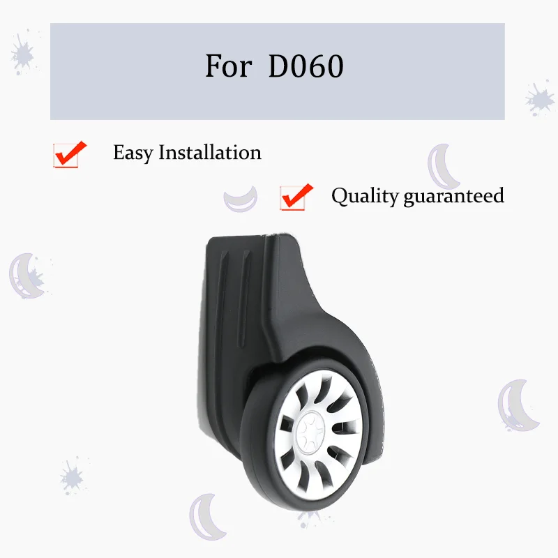 

For D060 Fixed Straight-Running Roller Replacement Part For Forward Steering Movement of Suitcases Suitcase Accessories