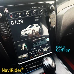 차량용 멀티미디어 스테레오 플레이어, 안드로이드 13 카플레이, Voiture Nissan X-Trail J11 Qashqai 2014 2019, 2 Din, GPS 네비게이션, Wifi
