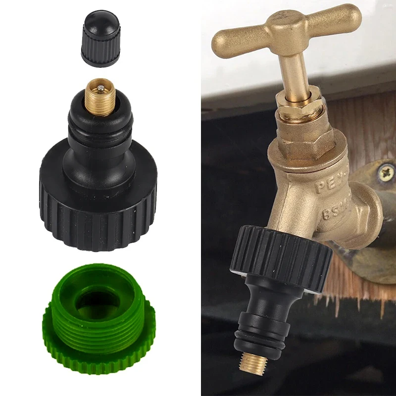 

1set Plastic Thread Quick Coupling Faucet Connector Adapter Static Caravan & Lodges Winter Drain Down Valve Kits Fits 3/4" &1/2"