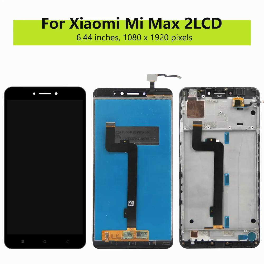 6.44\'\'For Xiaomi Mi Max 2 For Mi Max2 MDE40 MDI40 LCD Display Touch Screen Digitizer Assembly Replacement