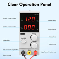 LW-K3010D 3LED 0-30V 10A Regulated DC Power Supply Adjustable Laboratory Bench Power Supply With Voltage Regulation