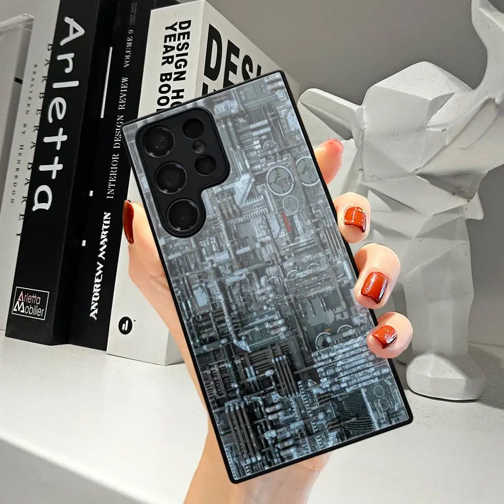 

HD Creative Mechanical Circuit Tempered Glass Phone Case For Samsung Galaxy A16 A26 A36 A56 A15 A25 A35 A55 A14 A24 A34 A54 A13
